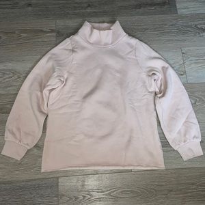 Madewell MWL Betterterry Relaxed Turtleneck Sweatshirt NC668